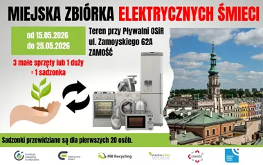 Obraz do artykułu: W Zamościu trwa zbiórka elektrośmieci. Za oddany sprzęt można dostać roślinę
