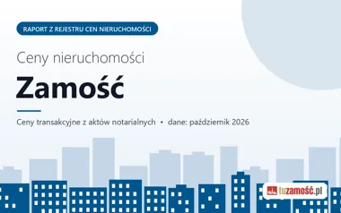 Ceny mieszkań w Zamościu — październik 2026
