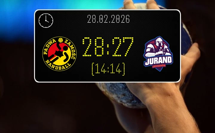 [PIŁKA RĘCZNA] KPR Padwa Zamość – Jurand Ciechanów 28:27 – emocje w Lidze Centralnej, kolejka 18