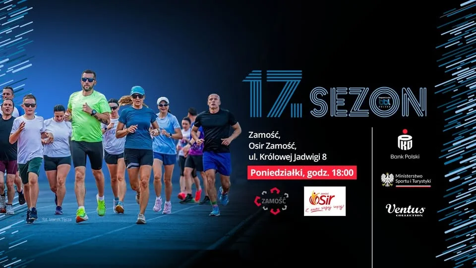 Grafika promocyjna wydarzenia 10. PKO Bieg Charytatywny w Zamościu