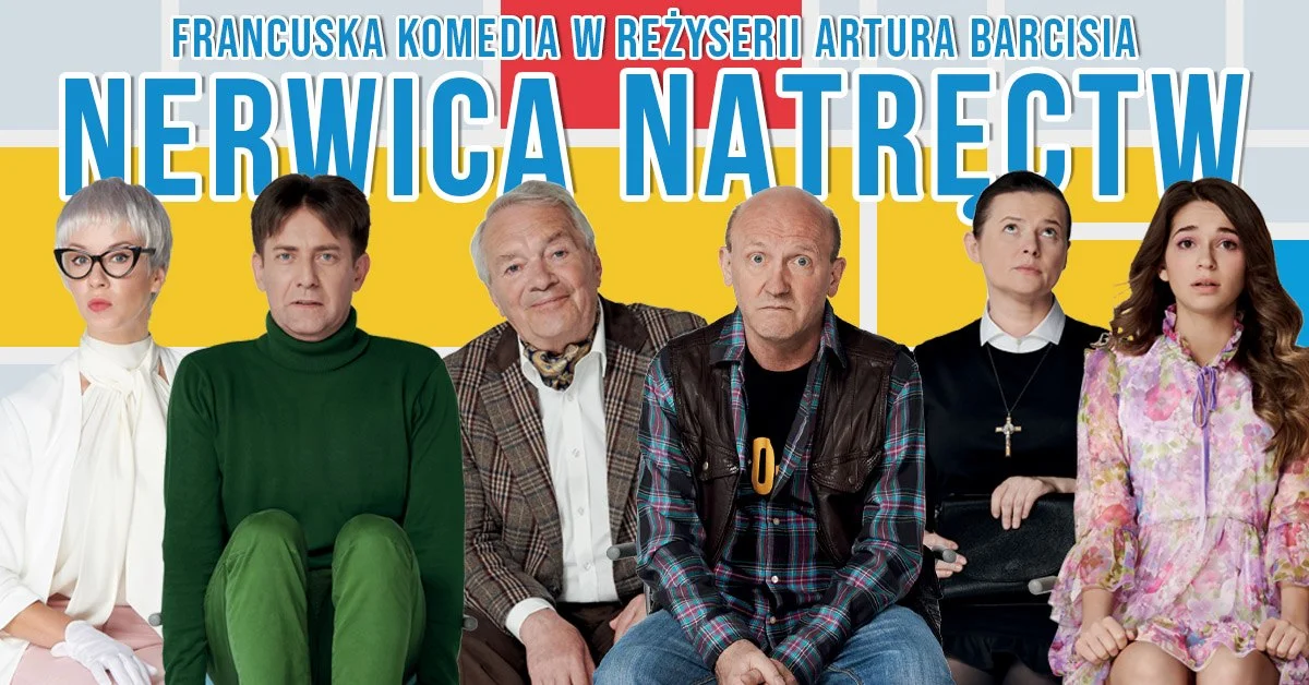 Grafika promocyjna wydarzenia Komediowy spektakl o relacjach w gabinecie psychiatrycznym
