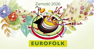 Grafika promocyjna wydarzenia 23. Międzynarodowy Festiwal Folklorystyczny EUROFOLK Zamość 2026
