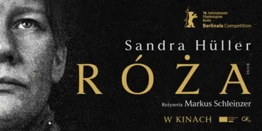 Grafika promocyjna wydarzenia RÓŻA w Kinie Konesera