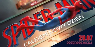 Grafika promocyjna wydarzenia Peter Parker wraca na ekran. Przedpremierowy pokaz w Zamościu