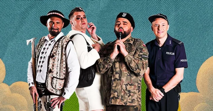 Grafika promocyjna wydarzenia Kabaret Młodych Panów — 20-lecie: „Z żartami nie ma żartów” w Zamościu