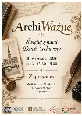 Zamość zajrzy do rodzinnych szuflad. Dzień Archiwisty w Mediatece