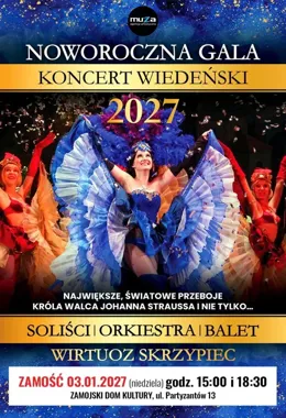 Strauss, skrzypce i Broadway w Zamościu. Nadchodzi Noworoczna Gala.