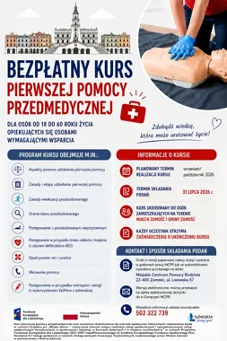 Kurs dla opiekunów w Zamościu. Nabór trwa do końca lipca