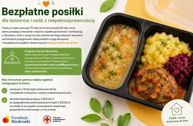 Dwa posiłki tygodniowo trafiają do domów seniorów w Zamościu