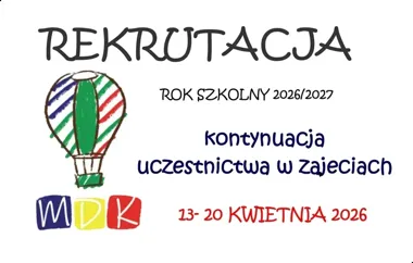 MDK w Zamościu daje krótki termin na kontynuację zajęć - liczy się do 20 kwietnia