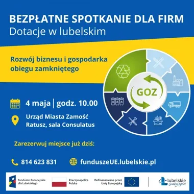 W Zamościu pokażą, jak sięgnąć po unijne wsparcie dla firm