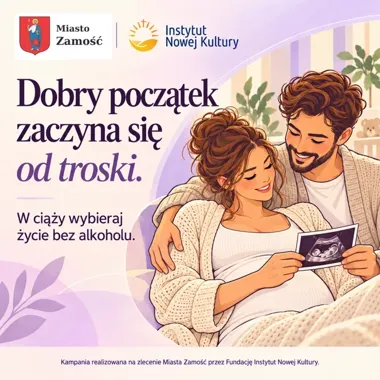 Żadna dawka alkoholu nie jest bezpieczna w ciąży. Kampania w Zamościu