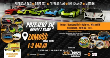 Superauta wjadą na Rynek Solny, a obok ruszy zbiórka na ambulans dla dzieci