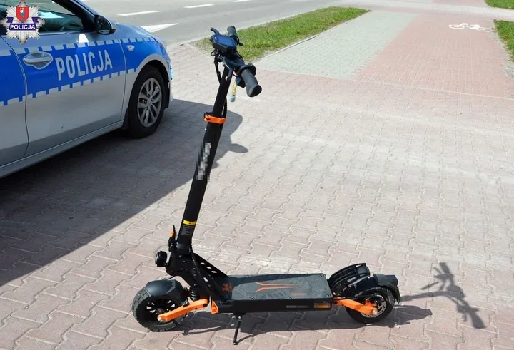 Cztery wypadki hulajnóg w powiecie zamojskim. Policja kontroluje kierujących