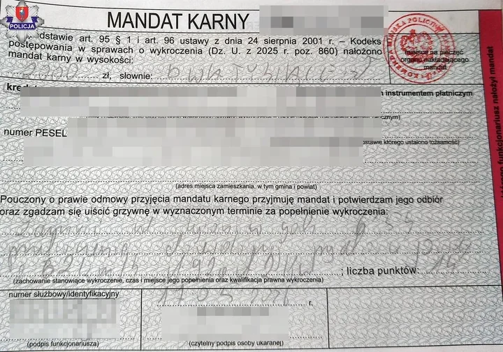 Trzy prawa jazdy stracone w kilka minut - licznik pokazał ponad 100 km/h