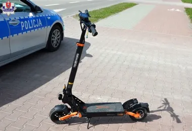 Cztery wypadki hulajnóg w powiecie zamojskim. Policja kontroluje kierujących