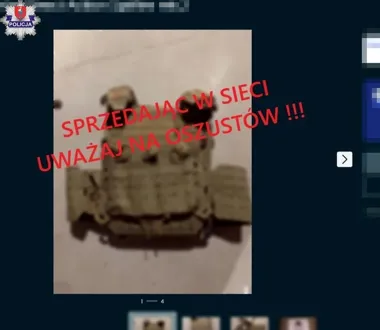 Miał sprzedać kamizelkę za 650 zł. Z konta pobrano prawie 9 tys.