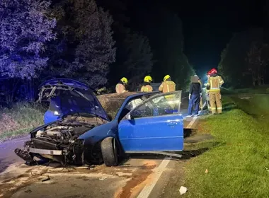 Po wielokrotnym dachowaniu policjantka ruszyła kierowcy na pomoc