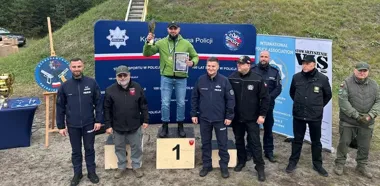 Policjant z Zamościa najlepszy w Rembertowie. Wygrał strzelanie