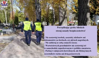 Przy grobie wystarczy chwila nieuwagi. Policja ostrzega przed kradzieżami