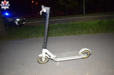 Hulajnogi w Zamościu pod kontrolą - pijani kierujący i 13-latka bez kasku