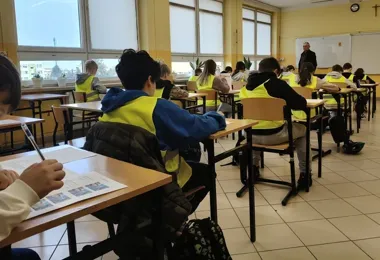 Zamość - szkolny turniej BRD rozstrzygnął się na rowerowym torze przeszkód