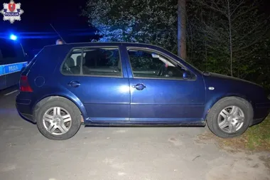 Policjant po służbie zatrzymał ją po nagłym skręcie na trasie Nielisz - Krzak