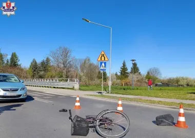 Słońce mogło oślepić kierowcę na Sienkiewicza - rowerzystka w szpitalu