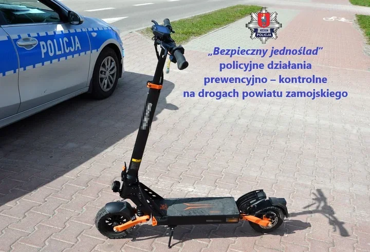 Jednoślady pod lupą w Zamościu - policja zaczęła od trzeźwości