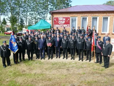 Sto lat służby w Ornatowicach i Złoty Znak dla OSP