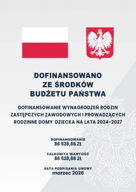 Ponad 86 tys. zł na wynagrodzenia zawodowych rodzin zastępczych