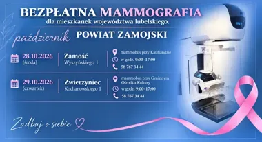 Bezpłatna mammografia w Zamościu i Zwierzyńcu. Dwa terminy dla kobiet