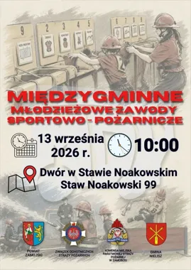 Młodzi strażacy staną do rywalizacji. Zawody odbędą się w Stawie Noakowskim