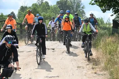 120 rowerzystów na Roztoczu. Trasa połączyła Zwierzyniec i Szczebrzeszyn