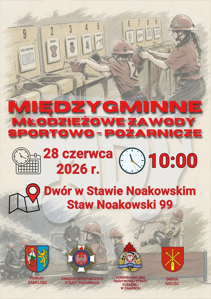 Młodzi strażacy pojawią się w Stawie Noakowskim. Reguły zmieniono przed startem