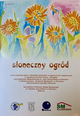 Słoneczniki w szpitalnej przestrzeni. Młodzi artyści pokazali swoje prace